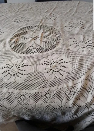 Nappe vintage 60s façon crochet TBE, état: Très bon état, 4,00 €, 4,90 € Protection acheteurs incluse
