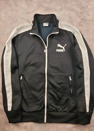 Veste football survêtement Puma, taille 44/46, noir blanc, condition: Very good, size: XL, €19.00, €20.65 includes Buyer Protection