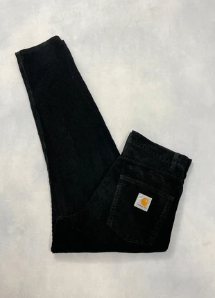Pantalon Carhartt wip Noir en velours côtelés modèle Newel Pant Corduroy Loose - Taille S w28 #1138, marque: Carhartt, état: Très bon état, taille: W28 | FR 38, 49,00 €, 52,15 € Protection acheteurs (Pro) incluse
