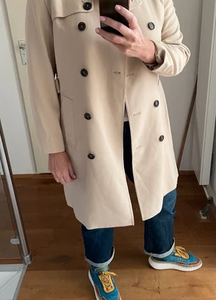 Beige klassieke trenchcoat maat 46, marca: H&M, estado: Muito bom, tamanho: XXXL / 46 / 18, €23.00, €24.85 inclui Proteção do Comprador