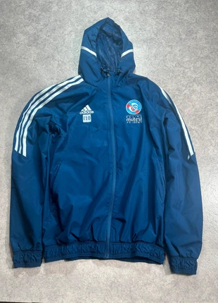 Coupe vent Adidas Racing club de Strasbourg mutest bleu /  Taille S, marca: adidas, estado: Muy bueno, tamaño: S, 35,00 €, 37,45 € Protección al comprador incluida