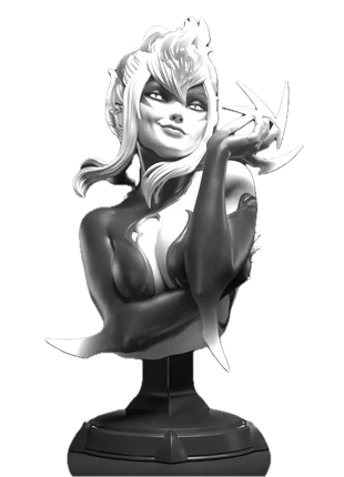 Buste Evelynn 3D Résine – Inspiré de League of Legends, marca: Impression, estado: Nuevo sin etiquetas, 4,99 €, 5,94 € Protección al comprador Pro incluida