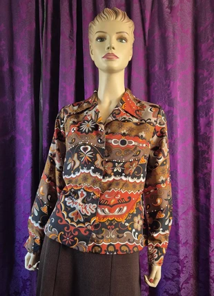 Vintage 1970 Psychedelic Paisley Print Shirt, brand: true vintage, condition: Very good, size: XL / 14, £18.00, £19.60 includes Buyer Protection Pro