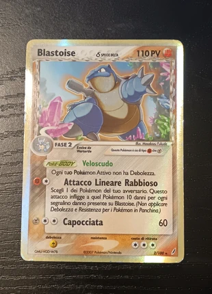 Blastoise Specie delta, marca: Pokémon, estado: Bom, €10.00, €11.20 inclui Proteção do Comprador