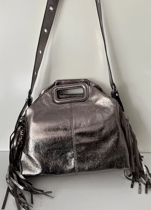 Sac à main ou bandoulière à franges argenté gris cadeau de Noël, merk: Boutique indépendante, staat: Heel goed, € 34,00, € 36,40 inclusief Kopersbescherming Pro