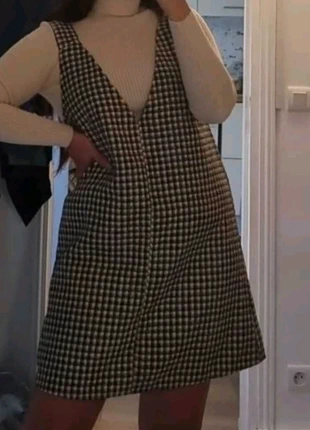 Robe à carreaux noir et blanche taille 38, marca: Shein, estado: Muito bom, tamanho: M / 38 / 10, €8.00, €9.10 inclui Proteção do Comprador