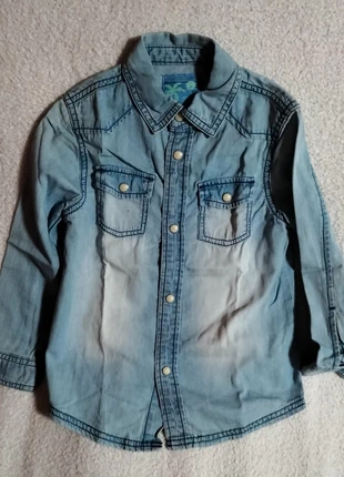 Camisa vaquera de manga larga, marca: TEX, estado: Muy bueno, tamaño: 4 años / 104 cm, 4,00 €, 4,90 € Protección al comprador incluida