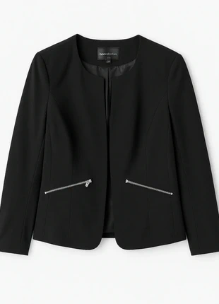 Veste noire élégante bpc selection – taille 46, marque: bpc bonprix collection, état: Neuf sans étiquette, taille: XXXL / 46 / 18, 20,00 €, 21,70 € Protection acheteurs incluse