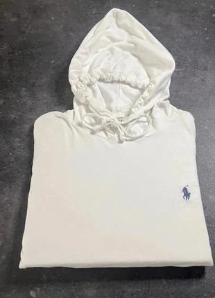 Sweat à Capuche  Polo Ralph Lauren L Blanc Logo Pony Brodé Jersey, marque: Ralph Lauren, état: Très bon état, taille: L, 31,00 €, 33,25 € Protection acheteurs incluse