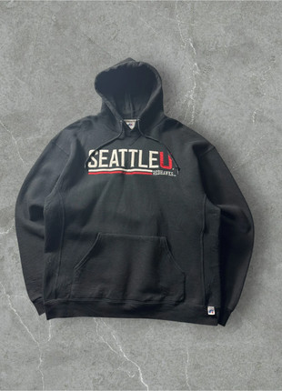 Hoodie / Pull à capuche Russel Athletic USA vintage noir – Taille XL Oversize (Unisexe), marke: Russel Athletic, zustand: Sehr gut, größe: XL, 19,00 €, 20,65 € beinhaltet Vinted-Käuferschutz Pro