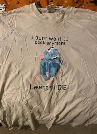 Ratatouille funny graphic shirt, brand: Comfort Colors, condition: Good, size: L, £6.00, £7.00 includes Buyer Protection