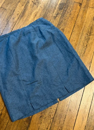 Jupe vintage Chantal Rosner Paris, bleu à fines rayures verticales made in France, marca: Chantal Rosner, estado: Muy bueno, tamaño: M / 38 / 10, 8,00 €, 9,10 € Protección al comprador incluida