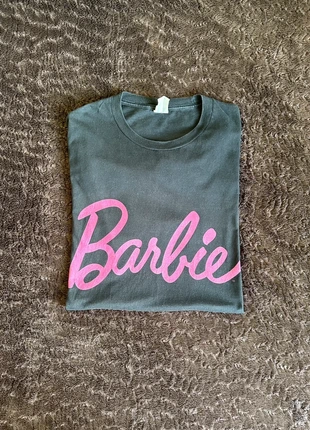 Teeshirt noir rose Barbie taille L, merk: Port & Company, staat: Heel goed, maat: L / 40 / 12, € 4,50, € 5,43 inclusief Kopersbescherming