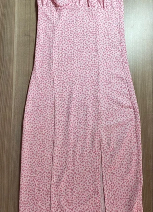 Robe longue rose don’t call me jennyfer, motif fleurs taille S, brand: Jennyfer, condition: Very good, size: S / 36 / 8, €4.00, €4.90 includes Buyer Protection