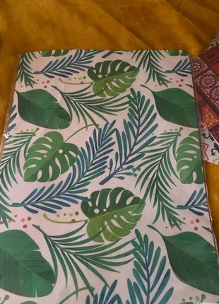 Lot set de table feuilles vertes lavables, marque: Set, état: Neuf avec étiquette, 4,00 €, 4,90 € Protection acheteurs incluse