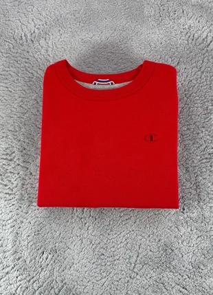 Sweatshirt Col Rond Champion Pull coton Basique sportswear | Rouge Logo Brodé | Taille M 00519, marque: Champion, état: Bon état, taille: M, 13,00 €, 14,35 € Protection acheteurs (Pro) incluse