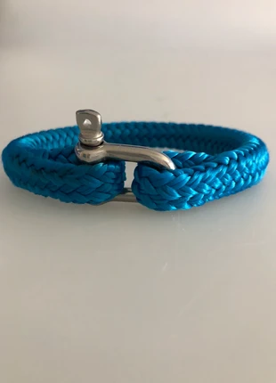 Toffe heren armband nautic bleu, staat: Nieuw met prijskaartje, € 3,50, € 4,38 inclusief Kopersbescherming