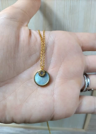 Collier Cercle Blanc Nacré, staat: Heel goed, € 6,00, € 7,00 inclusief Kopersbescherming Pro