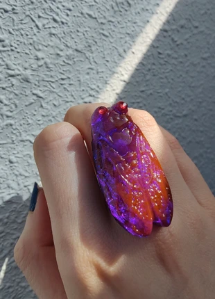 Anillo insecto holografico, marque: LUZ, état: Neuf sans étiquette, taille: Ajustable, 6,00 €, 7,00 € Protection acheteurs incluse