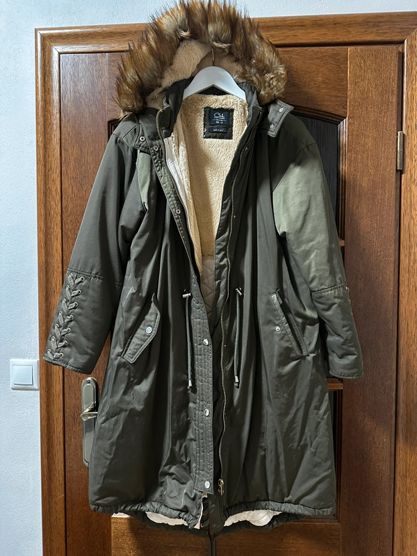 Kurtka parka zimowa ocieplana r.42 XL | Vinted