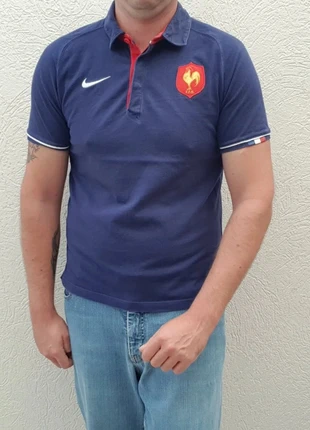 Polo manche courte nike rugby France vintage FRR marine 100% coton, brand: Nike, condizioni: Ottime, taglia: M, €12.15, €13.46 include la Protezione acquisti