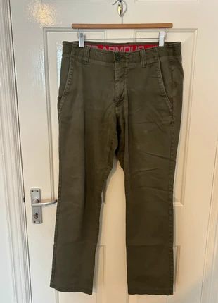 Under Armour khaki green chinos W34L32, brand: Under Armour, condition: Good, size: W34, €15.00, €16.45 includes Buyer Protection