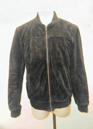 Manteau « Genuine Leather » noir taille L doublure en cuir, marca: The Genuine Leather, estado: Bueno, tamaño: L, 14,90 €, 16,35 € Protección al comprador incluida