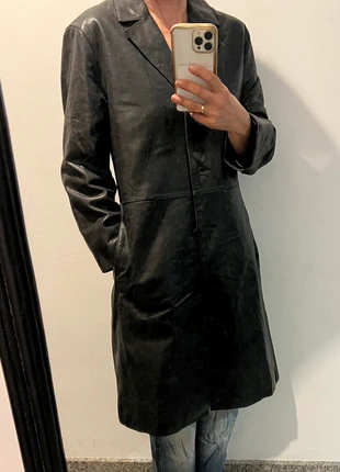 Abrigo largo recto piel vintage, marque: Vintage Dressing, état: Très bon état, taille: L / 40 / 12, 40,00 €, 42,70 € Protection acheteurs incluse