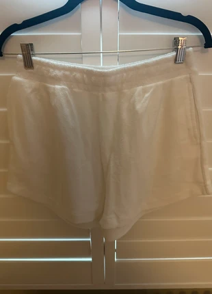 White towelling shorts, brand: THE UPSIDE, condition: New without tags, size: S / 8, £16.00, £17.50 includes Buyer Protection