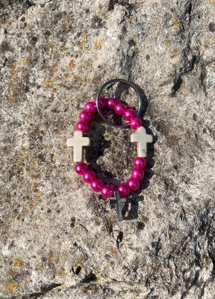 Porte clés chrétien rose, marca: Coffret Chrétien, estado: Novo sem etiquetas, €4.50, €5.43 inclui Proteção do Comprador