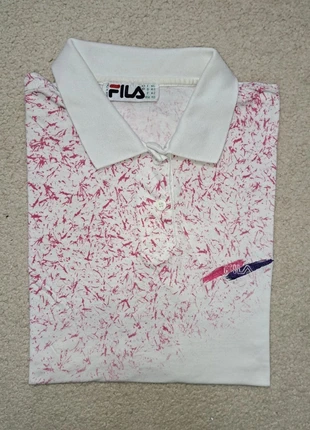Polo Fila Debardeur De Tennis 42 XL Blanc Rose Sport Vintage Retro, merk: FILA, staat: Heel goed, maat: XL / 42 / 14, € 15,00, € 16,45 inclusief Kopersbescherming Pro