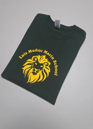 tee shirt vert foncé gildan luis munoz marin school lion homme – Taille L #T37, marca: Gildan, estado: Muy bueno, tamaño: L, 6,00 €, 7,00 € Protección al comprador Pro incluida