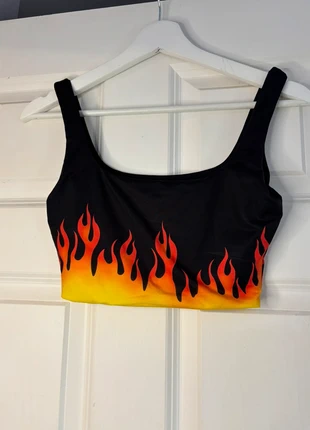 Flame top, brand: Bershka, condition: Very good, size: S / 36 / 8, €1.00, €1.75 includes Buyer Protection