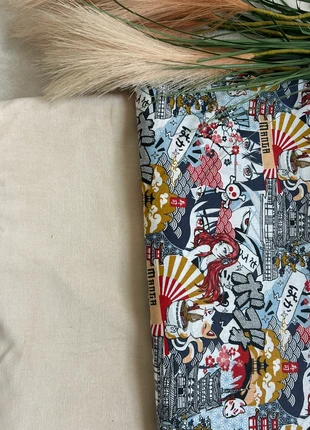 Lot de tissu coton imprimé manga et tissu velours coton, marque: Okeo-tex, état: Neuf avec étiquette, 8,99 €, 10,14 € Protection acheteurs (Pro) incluse