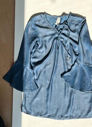 Robe en jeans bleu Miss E S, merk: Miss E, staat: Heel goed, maat: S / 36 / 8, € 5,00, € 5,95 inclusief Kopersbescherming