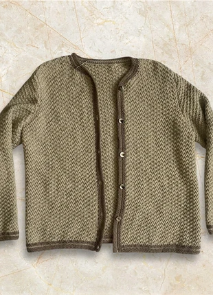 Gilet tricot vintage bicolore beige et marron taille M L, marque: Vintage Dressing, état: Très bon état, taille: M / 38 / 10, 13,00 €, 14,35 € Protection acheteurs incluse