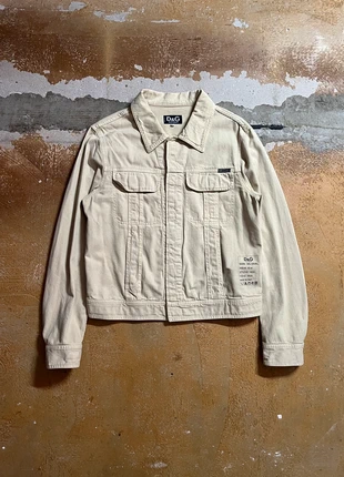 Dolce & Gabbana vintage retro cargo utility multipocket jas denim 2000s 90s y2k archive rare xl, merk: Dolce & Gabbana, staat: Heel goed, maat: XL, € 119,99, € 126,69 inclusief Kopersbescherming Pro