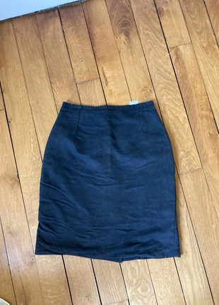 Jupe crayon en soie gris/noir, marque: Vintage Dressing, état: Très bon état, taille: S / 36 / 8, 5,00 €, 5,95 € Protection acheteurs incluse