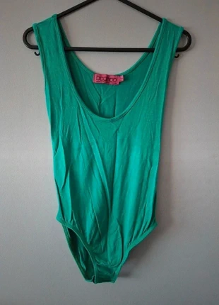Boohoo Women's green sleeveless vest bodysuit uk size 8 small popper fastening summer body, brand: Boohoo, condition: Very good, size: S / UK 8-10, £1.00, £1.75 includes Buyer Protection