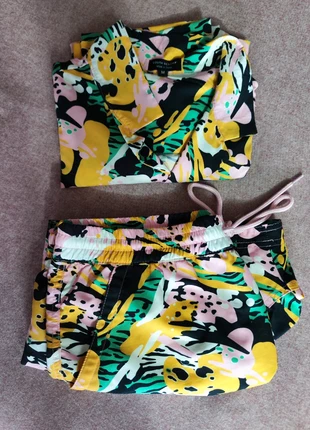 South Beach Completo corto Costume Jungle Camicia Pantaloncino, marca: South Beach, estado: Nuevo sin etiquetas, tamaño: M, 16,90 €, 18,45 € Protección al comprador incluida