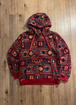 Hoodie / sweat à capuche polaire / moumoute vintage rouge / orange taille M Brave London 2000’s, marke: Vintage Dressing, zustand: Sehr gut, größe: M / 38 / 10, 25,00 €, 26,95 € inklusive Vinted-Käuferschutz