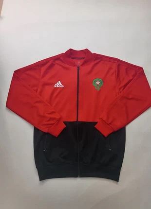Veste de survêtement Adidas équipe de football marocaine Maroc taille M homme, merk: adidas, staat: Heel goed, maat: M, € 9,90, € 11,10 inclusief Kopersbescherming