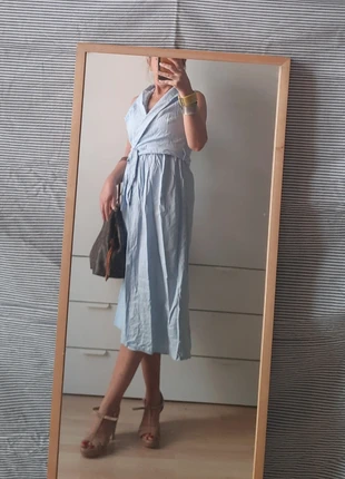 Abito donna lungo wrap a portafoglio azzurro polvere, marke: ZALORA, zustand: Sehr gut, größe: XS / 34 / 6, 20,00 €, 21,70 € inklusive Vinted-Käuferschutz