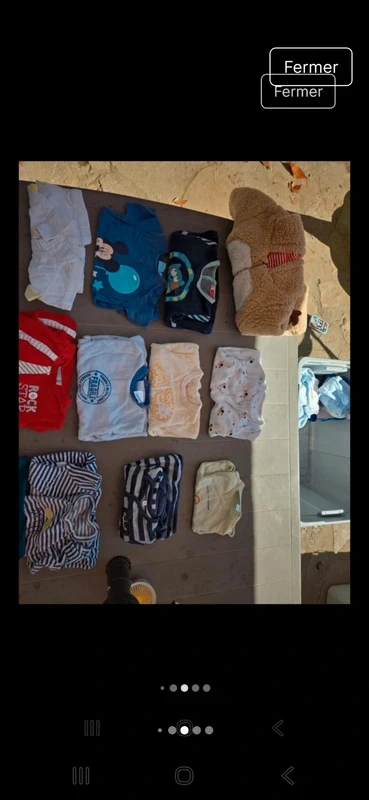Grelots de vêtements tailles 1 mois garçon - photo numéro 6
