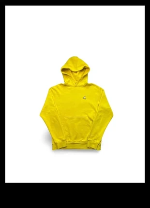 Sweat à capuche Jordan x Nike S – hoodie jaune uni, logo discret, merk: Jordan, staat: Heel goed, maat: S, € 12,00, € 13,30 inclusief Kopersbescherming Pro
