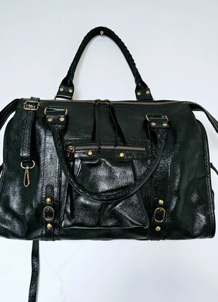 🇮🇹Sac a main 100% Cuir Noir avec Bandoulière Noir🇮🇹 The genuine leather neuf, marque: The Genuine Leather, état: Neuf avec étiquette, 79,50 €, 84,18 € Protection acheteurs (Pro) incluse