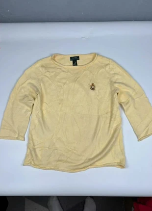 Sweat jaune Lauren by Ralph Lauren, marque: Lauren Ralph Lauren, état: Très bon état, taille: M / 38 / 10, 19,50 €, 21,18 € Protection acheteurs (Pro) incluse