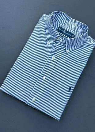 Chemise Ralph Lauren à rayures Bleu/Blanc - Taille XL Homme - Comme neuf, marca: Ralph Lauren, estado: Muy bueno, tamaño: XL, 59,00 €, 62,65 € Protección al comprador Pro incluida