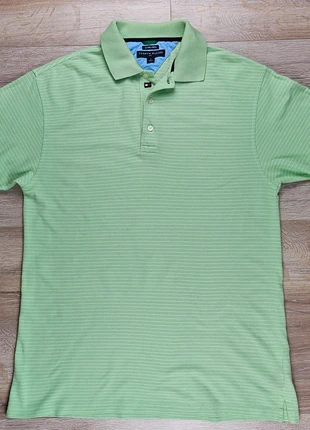 Polo Tommy Hilfiger Golf vert rayé homme M coton 100% vintage classique, marque: Tommy Hilfiger, état: Bon état, taille: M, 19,00 €, 20,65 € Protection acheteurs incluse