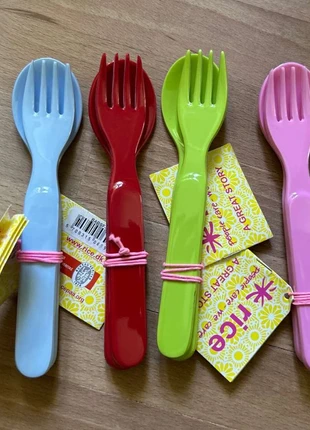 Kinderbesteck von Rice 4 Sets bunt, marke: rice, zustand: Neu, mit Etikett, größe: 24–36 Monate / 92, 6,00 €, 7,00 € inklusive Vinted-Käuferschutz